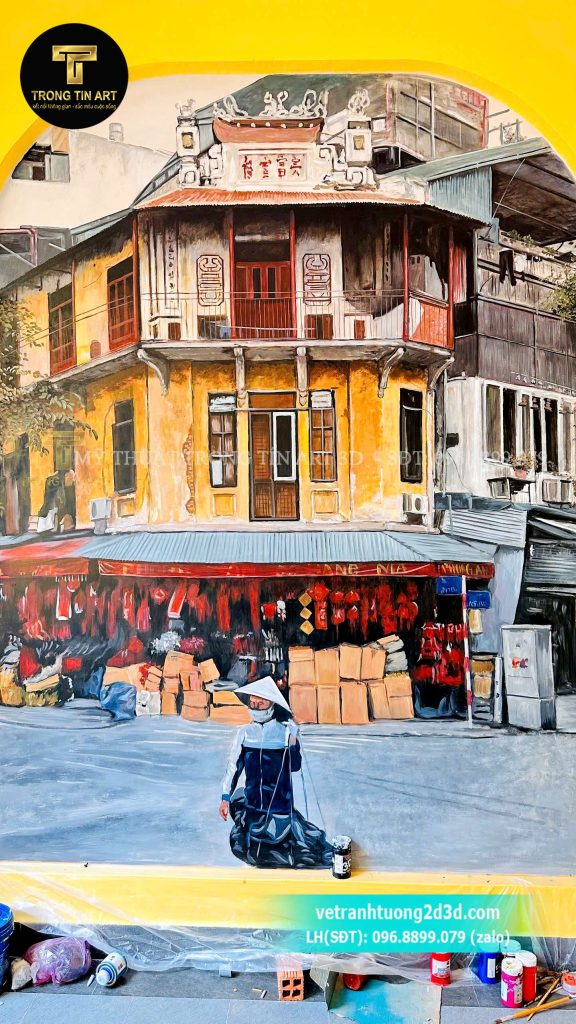 VẼ TRANH TƯỜNG 3D MỸ THUẬT TRỌNG TÍN ART