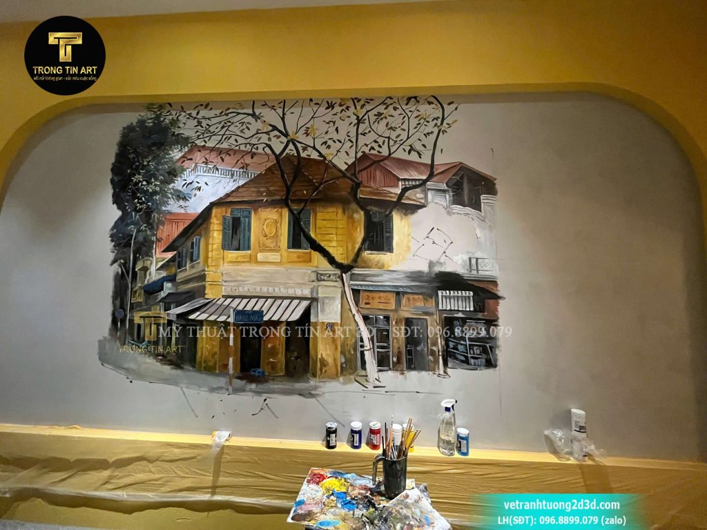 VẼ TRANH TƯỜNG 3D MỸ THUẬT TRỌNG TÍN ART