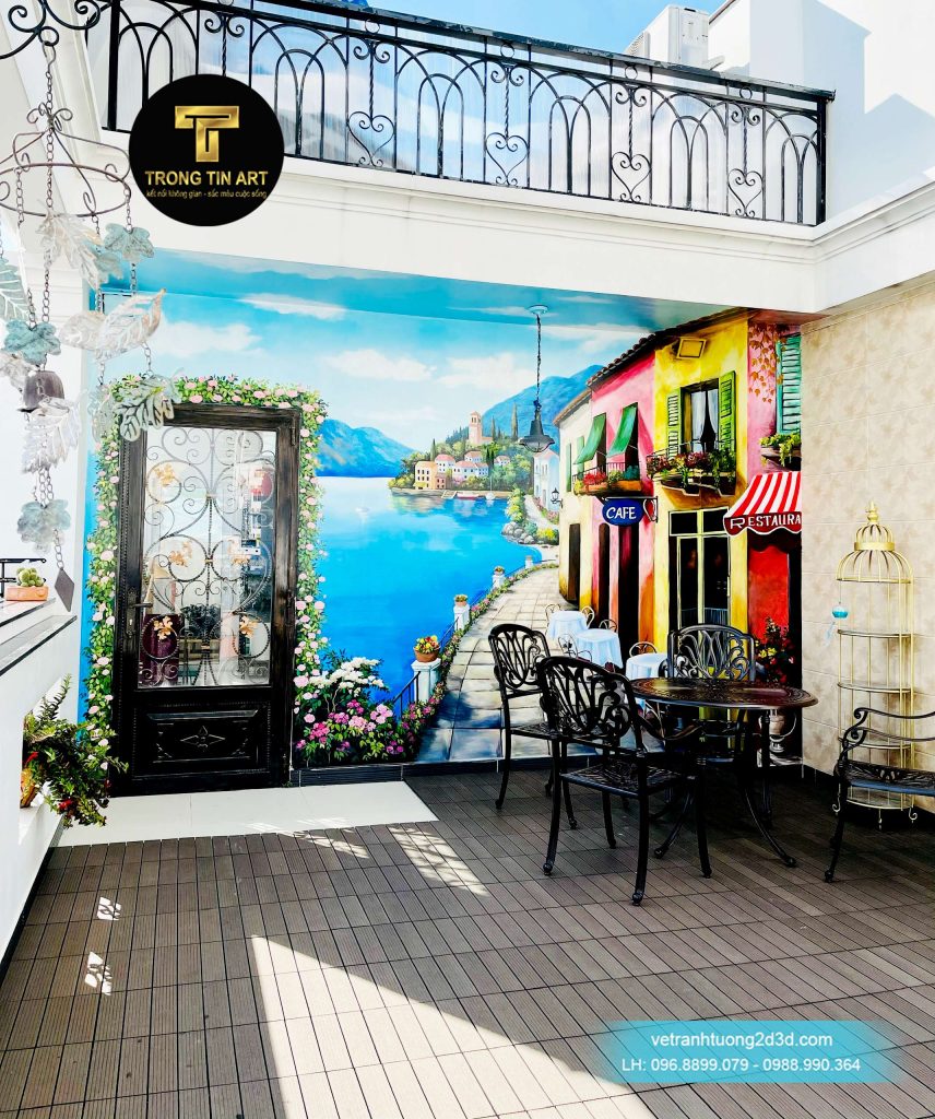 VẼ TRANH TƯỜNG 3D MỸ THUẬT TRỌNG TÍN ART