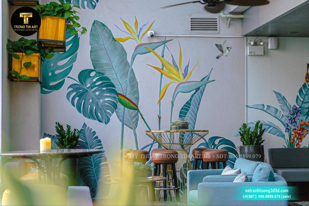 VẼ TRANH TƯỜNG 3D MỸ THUẬT TRỌNG TÍN ART