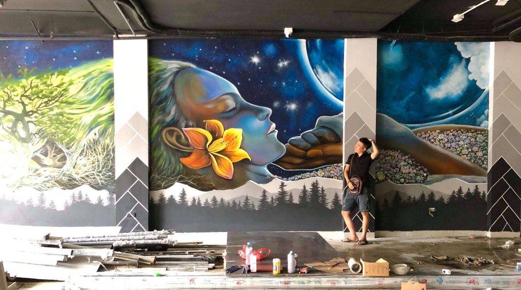 VẼ TRANH TƯỜNG 3D MỸ THUẬT TRỌNG TÍN ART
