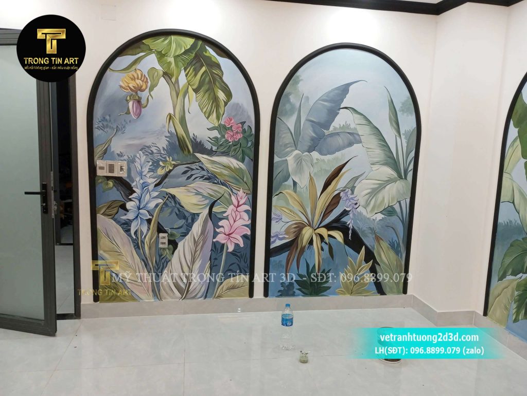 VẼ TRANH TƯỜNG 3D MỸ THUẬT TRỌNG TÍN ART