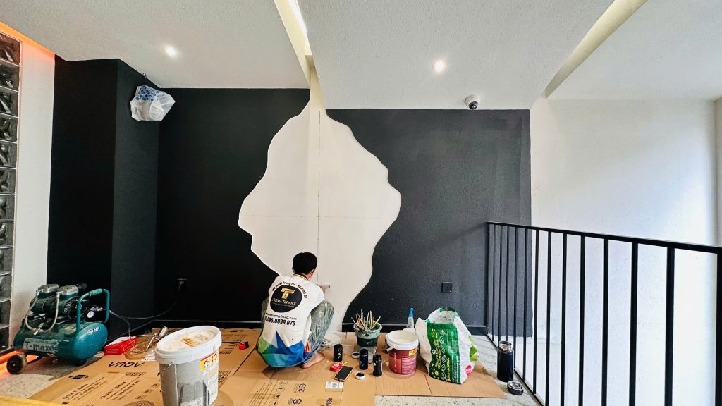 VẼ TRANH TƯỜNG 3D MỸ THUẬT TRỌNG TÍN ART