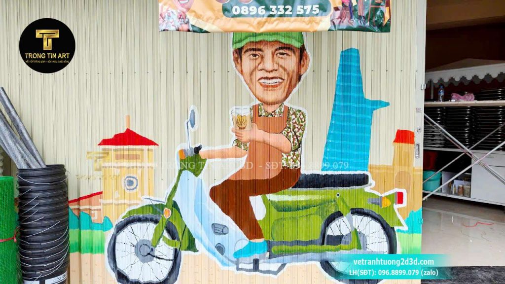 VẼ TRANH TƯỜNG 3D MỸ THUẬT TRỌNG TÍN ART