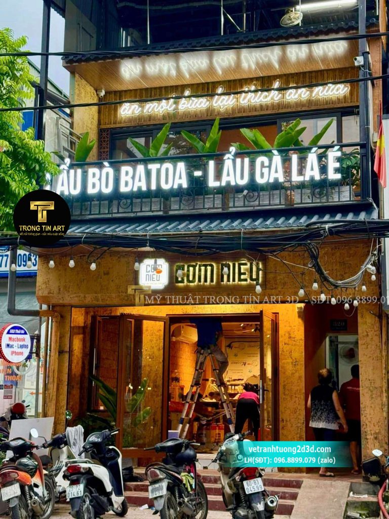 VẼ TRANH TƯỜNG 3D MỸ THUẬT TRỌNG TÍN ART