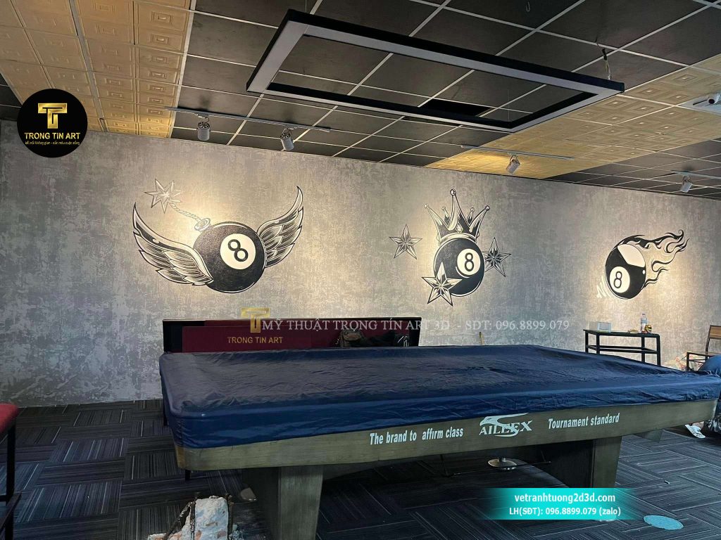 VẼ TRANH TƯỜNG 3D MỸ THUẬT TRỌNG TÍN ART