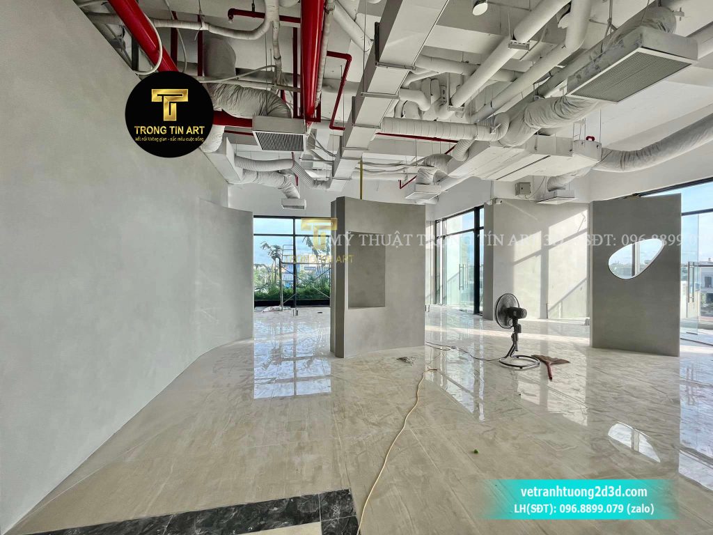 VẼ TRANH TƯỜNG 3D MỸ THUẬT TRỌNG TÍN ART