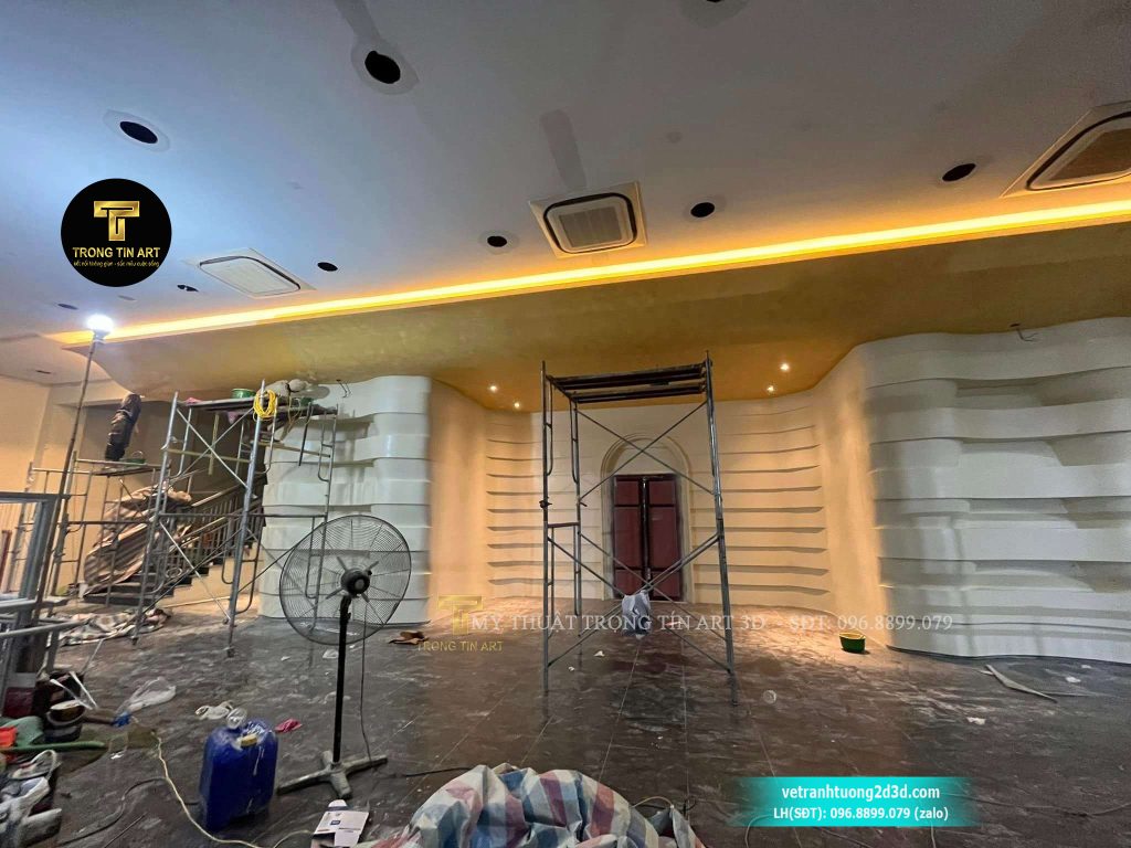VẼ TRANH TƯỜNG 3D MỸ THUẬT TRỌNG TÍN ART