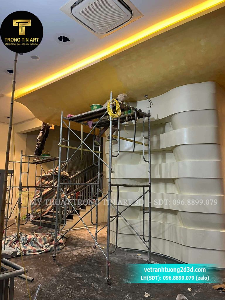 VẼ TRANH TƯỜNG 3D MỸ THUẬT TRỌNG TÍN ART