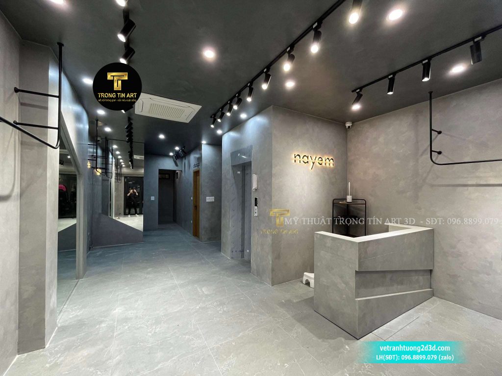 VẼ TRANH TƯỜNG 3D MỸ THUẬT TRỌNG TÍN ART