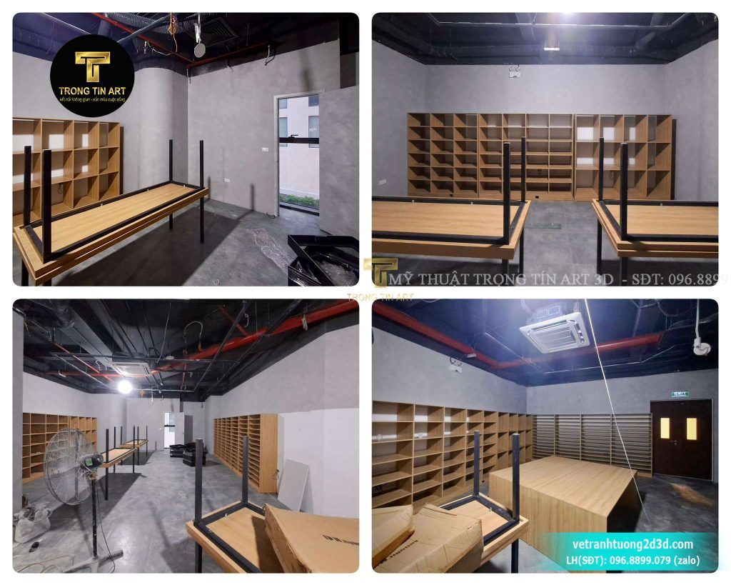 VẼ TRANH TƯỜNG 3D MỸ THUẬT TRỌNG TÍN ART