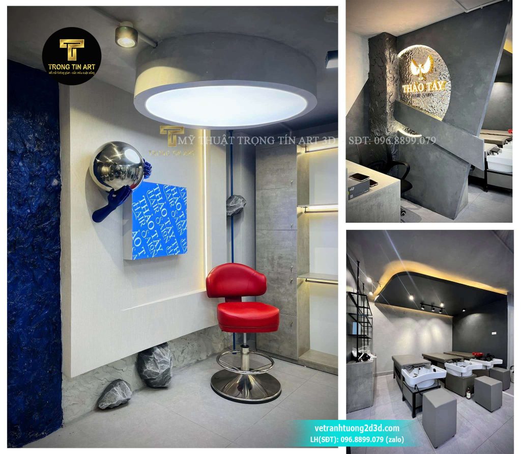 VẼ TRANH TƯỜNG 3D MỸ THUẬT TRỌNG TÍN ART
