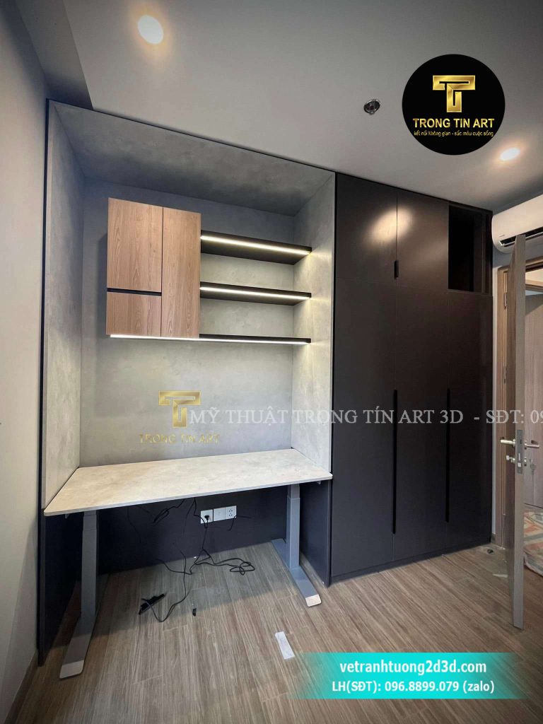 VẼ TRANH TƯỜNG 3D MỸ THUẬT TRỌNG TÍN ART