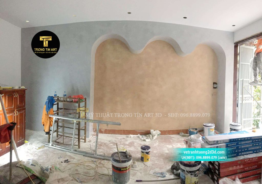 VẼ TRANH TƯỜNG 3D MỸ THUẬT TRỌNG TÍN ART
