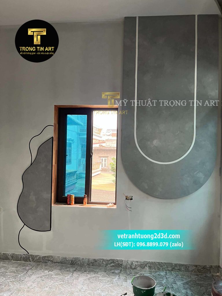VẼ TRANH TƯỜNG 3D MỸ THUẬT TRỌNG TÍN ART