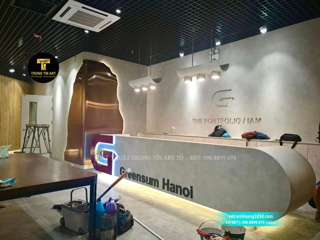 VẼ TRANH TƯỜNG 3D MỸ THUẬT TRỌNG TÍN ART