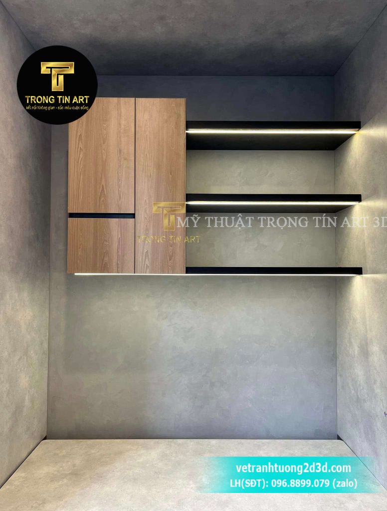 VẼ TRANH TƯỜNG 3D MỸ THUẬT TRỌNG TÍN ART