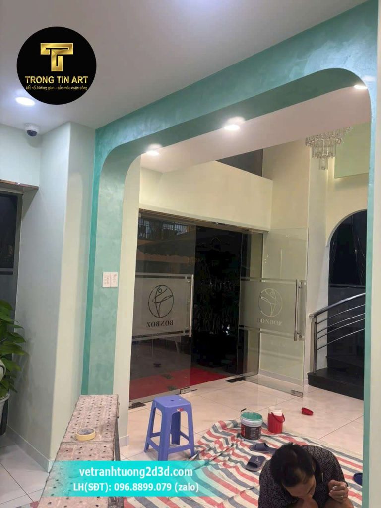 VẼ TRANH TƯỜNG 3D MỸ THUẬT TRỌNG TÍN ART