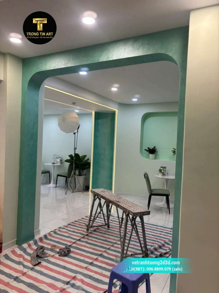 VẼ TRANH TƯỜNG 3D MỸ THUẬT TRỌNG TÍN ART