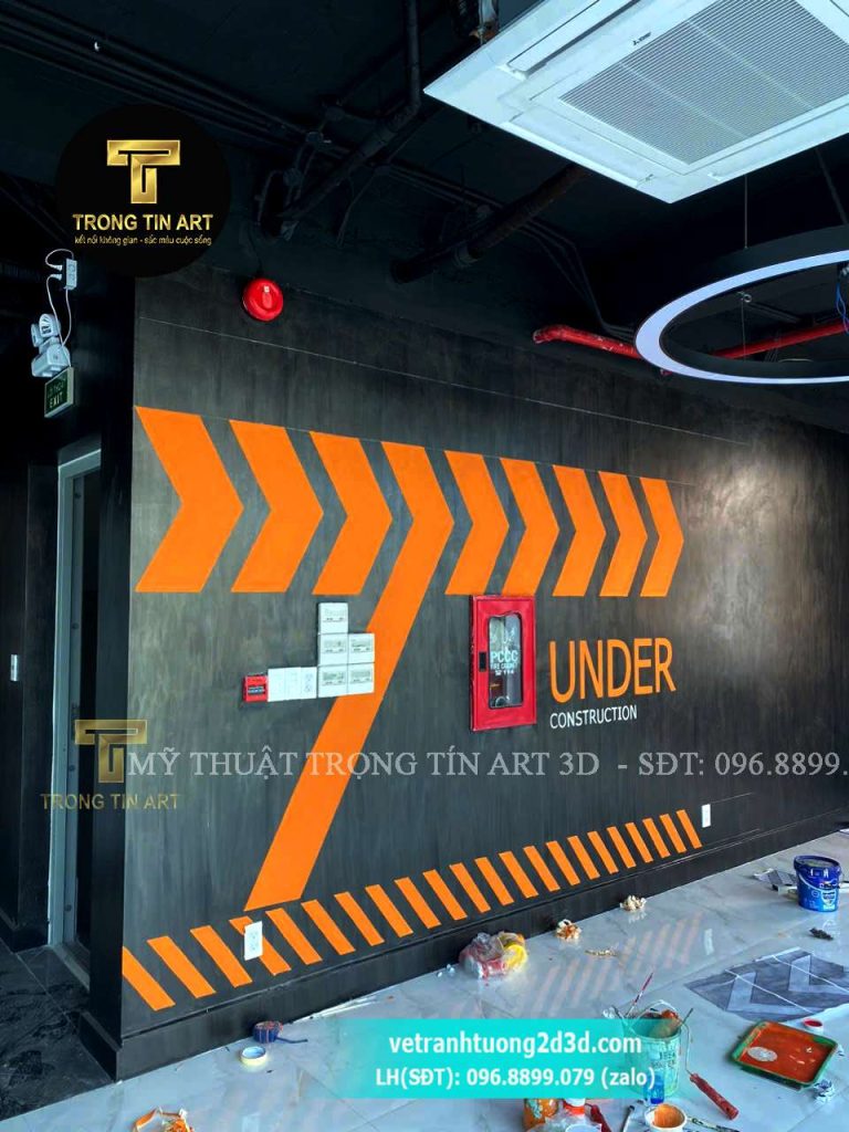 VẼ TRANH TƯỜNG 3D MỸ THUẬT TRỌNG TÍN ART