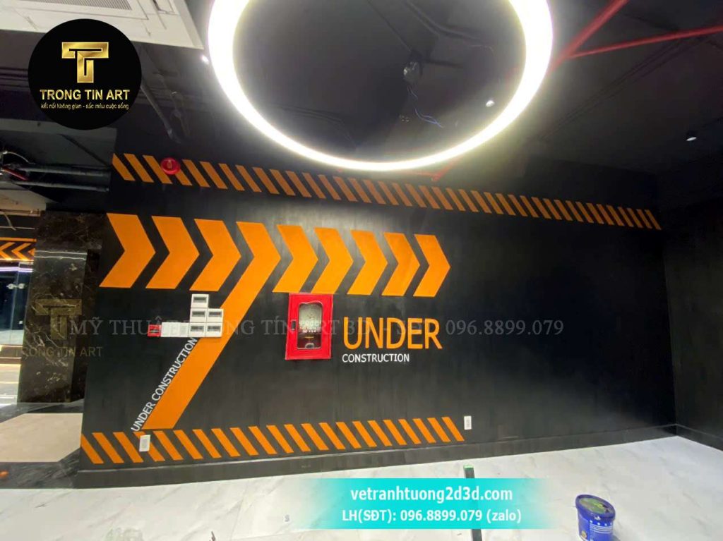 VẼ TRANH TƯỜNG 3D MỸ THUẬT TRỌNG TÍN ART