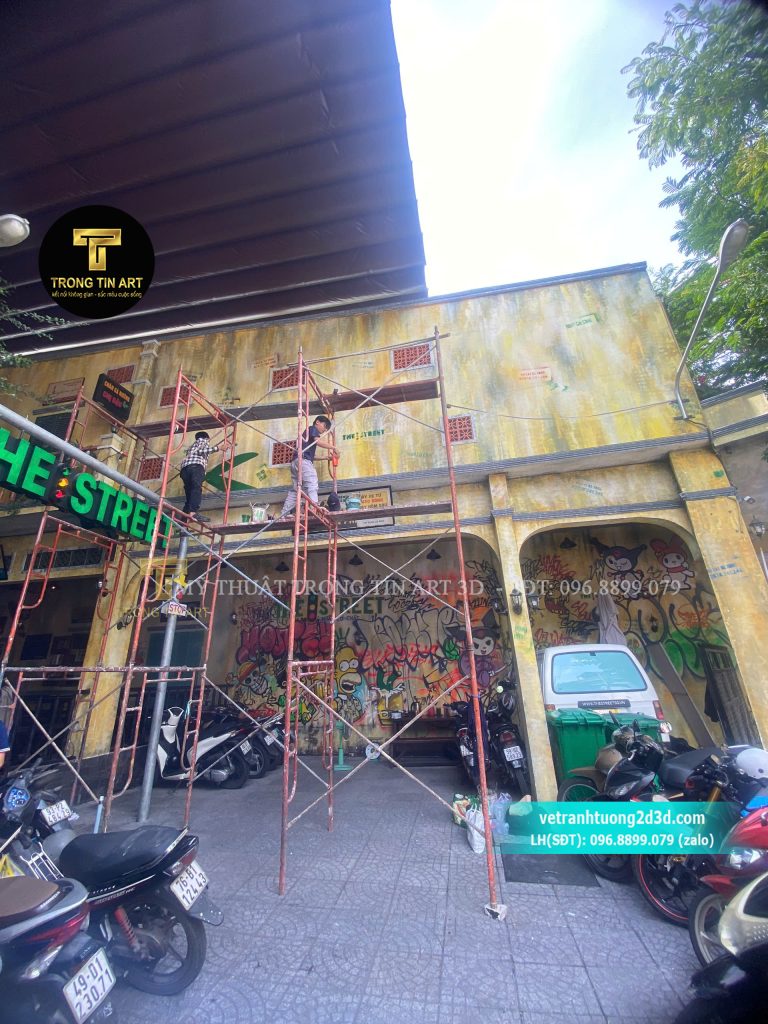 VẼ TRANH TƯỜNG 3D MỸ THUẬT TRỌNG TÍN ART