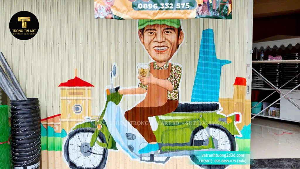 VẼ TRANH TƯỜNG 3D MỸ THUẬT TRỌNG TÍN ART