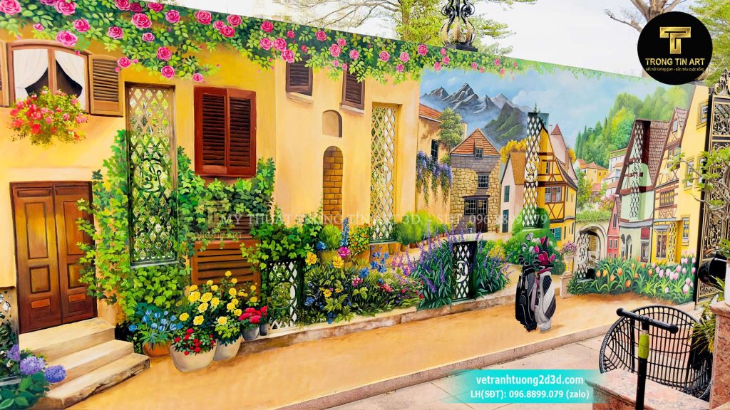 VẼ TRANH TƯỜNG 3D MỸ THUẬT TRỌNG TÍN ART