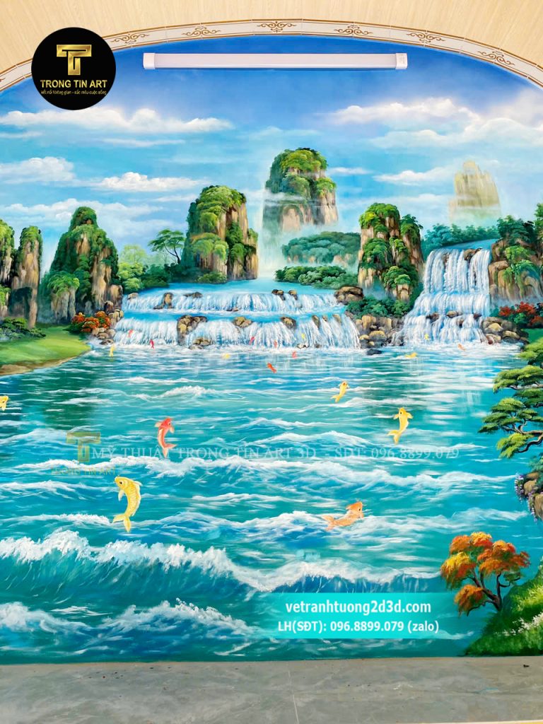 VẼ TRANH TƯỜNG 3D MỸ THUẬT TRỌNG TÍN ART