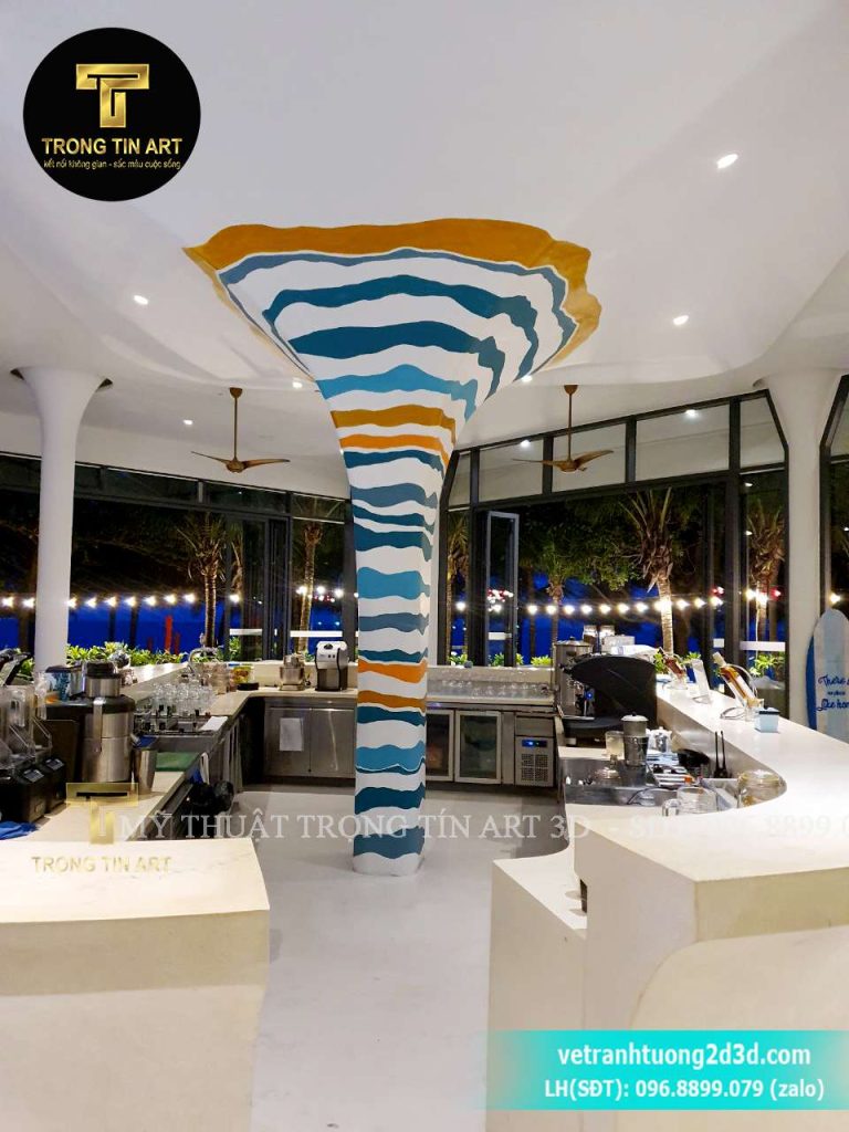 VẼ TRANH TƯỜNG 3D MỸ THUẬT TRỌNG TÍN ART