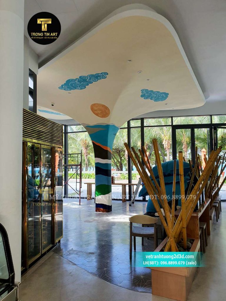 VẼ TRANH TƯỜNG 3D MỸ THUẬT TRỌNG TÍN ART