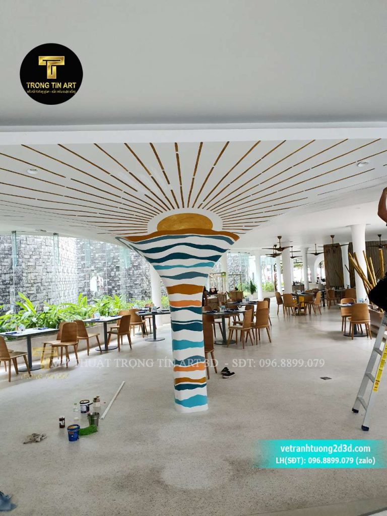 VẼ TRANH TƯỜNG 3D MỸ THUẬT TRỌNG TÍN ART