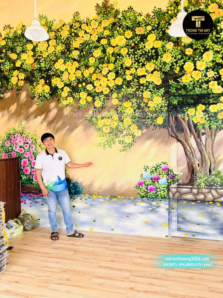 VẼ TRANH TƯỜNG 3D MỸ THUẬT TRỌNG TÍN ART
