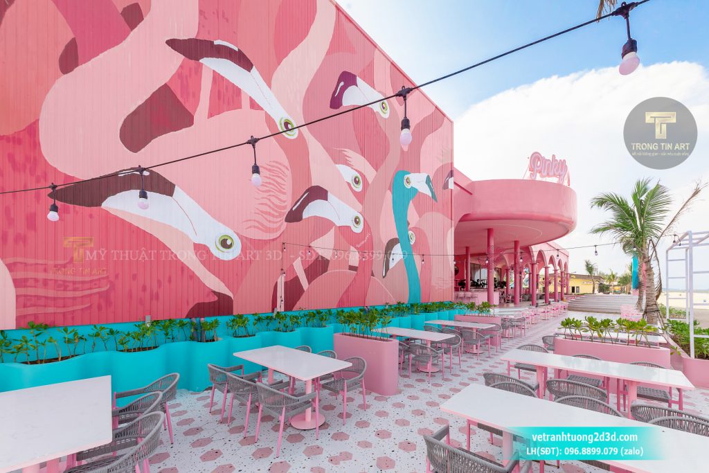VẼ TRANH TƯỜNG 3D MỸ THUẬT TRỌNG TÍN ART