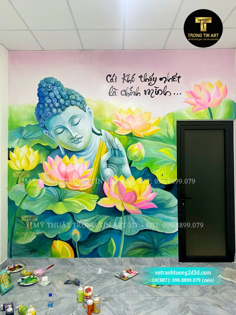 VẼ TRANH TƯỜNG 3D MỸ THUẬT TRỌNG TÍN ART