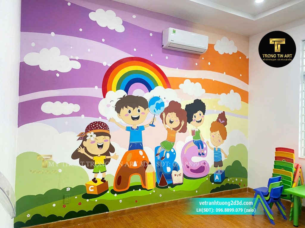 VẼ TRANH TƯỜNG 3D MỸ THUẬT TRỌNG TÍN ART