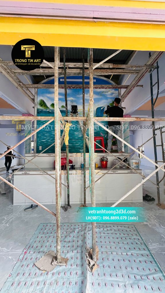 VẼ TRANH TƯỜNG 3D MỸ THUẬT TRỌNG TÍN ART