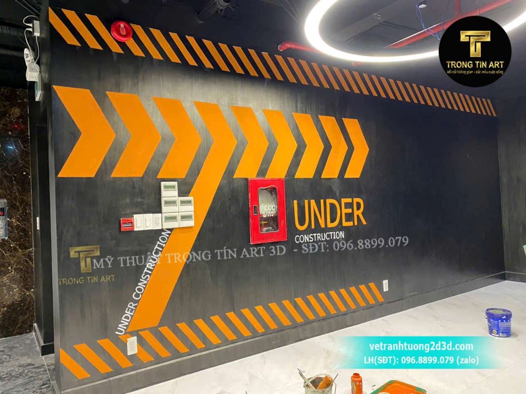 VẼ TRANH TƯỜNG 3D MỸ THUẬT TRỌNG TÍN ART