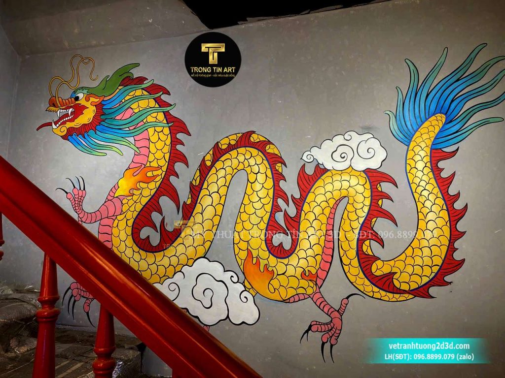 VẼ TRANH TƯỜNG 3D MỸ THUẬT TRỌNG TÍN ART