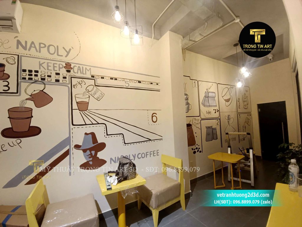 VẼ TRANH TƯỜNG 3D MỸ THUẬT TRỌNG TÍN ART