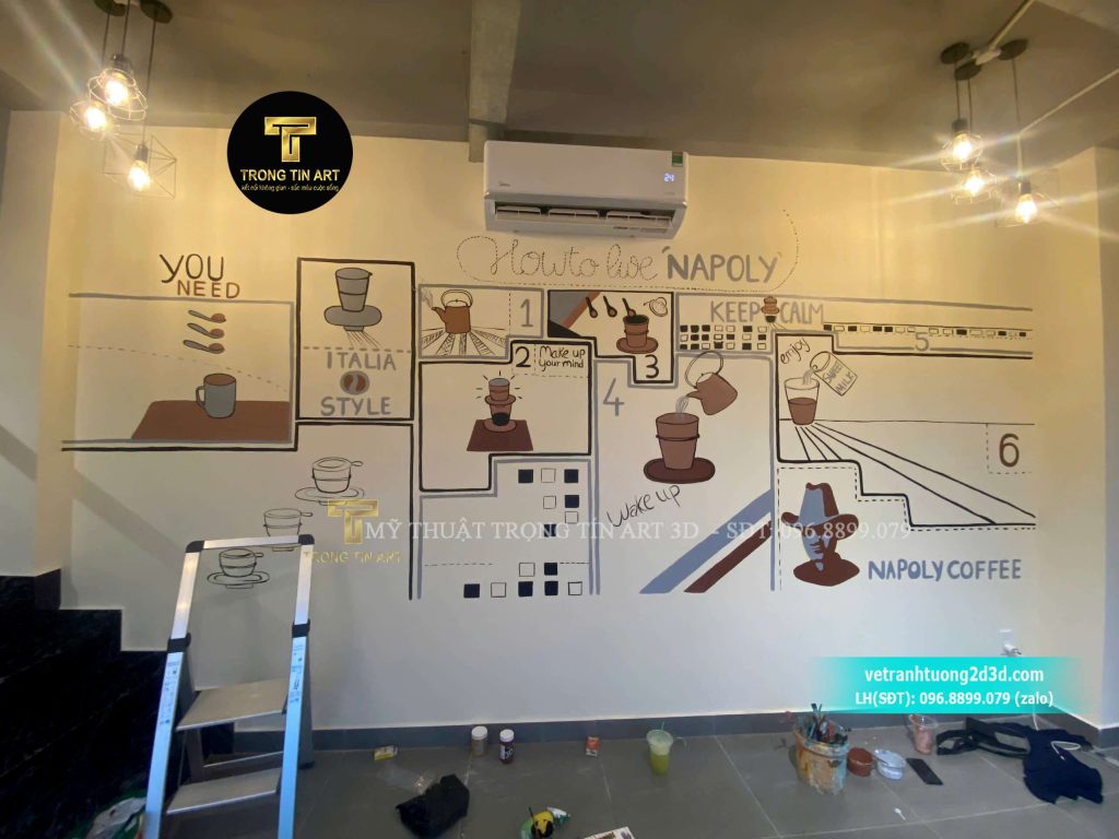 VẼ TRANH TƯỜNG 3D MỸ THUẬT TRỌNG TÍN ART