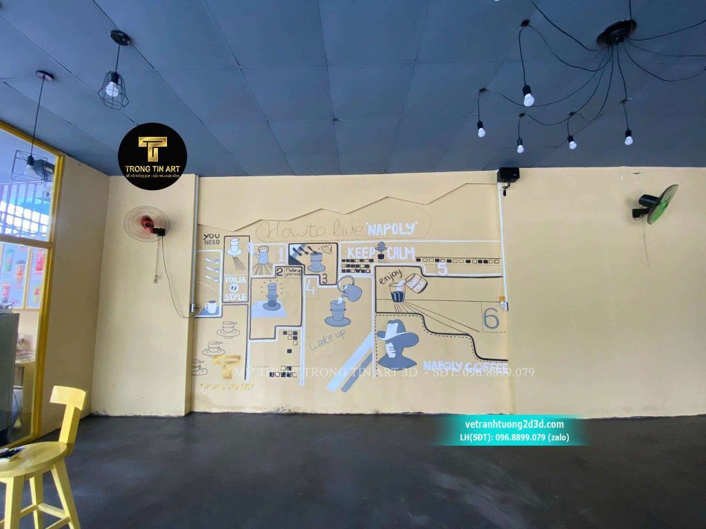 VẼ TRANH TƯỜNG 3D MỸ THUẬT TRỌNG TÍN ART