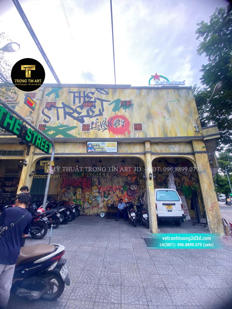 VẼ TRANH TƯỜNG 3D MỸ THUẬT TRỌNG TÍN ART