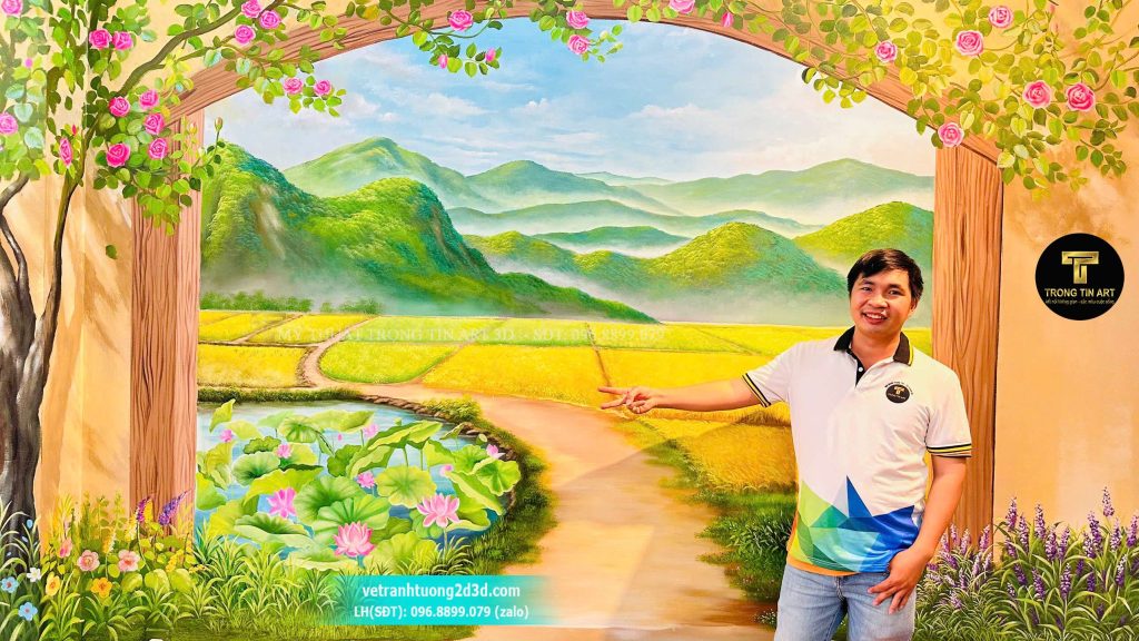 VẼ TRANH TƯỜNG 3D MỸ THUẬT TRỌNG TÍN ART