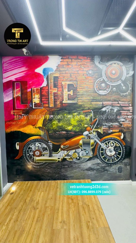 VẼ TRANH TƯỜNG 3D MỸ THUẬT TRỌNG TÍN ART