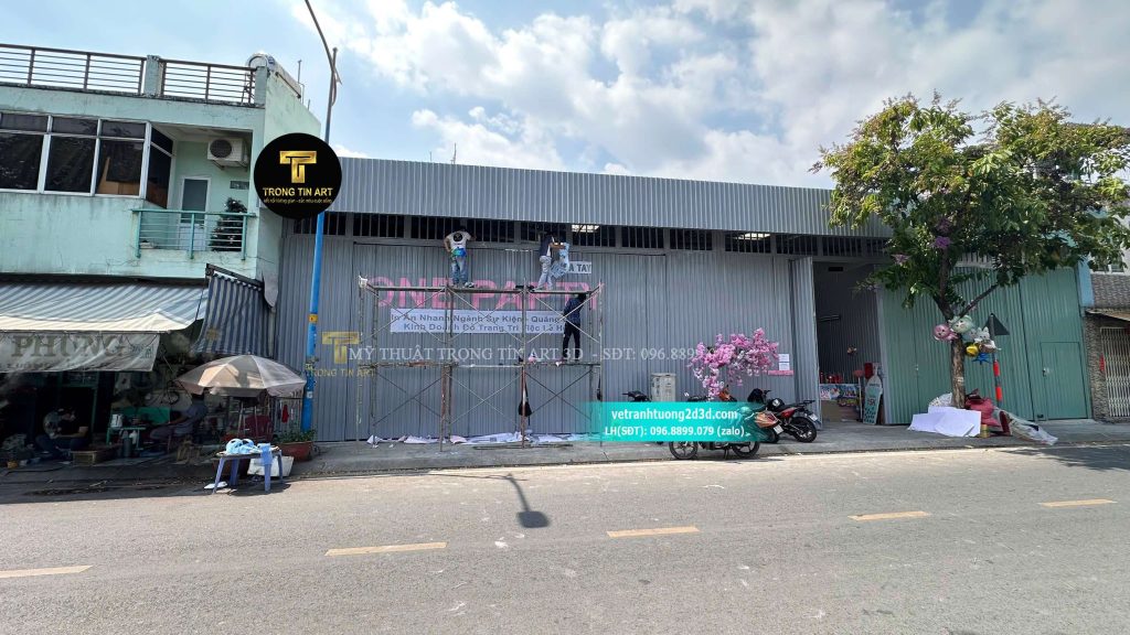 VẼ TRANH TƯỜNG 3D MỸ THUẬT TRỌNG TÍN ART