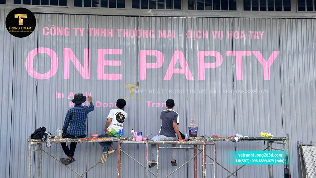 VẼ TRANH TƯỜNG 3D MỸ THUẬT TRỌNG TÍN ART