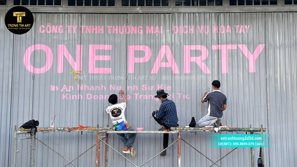 VẼ TRANH TƯỜNG 3D MỸ THUẬT TRỌNG TÍN ART