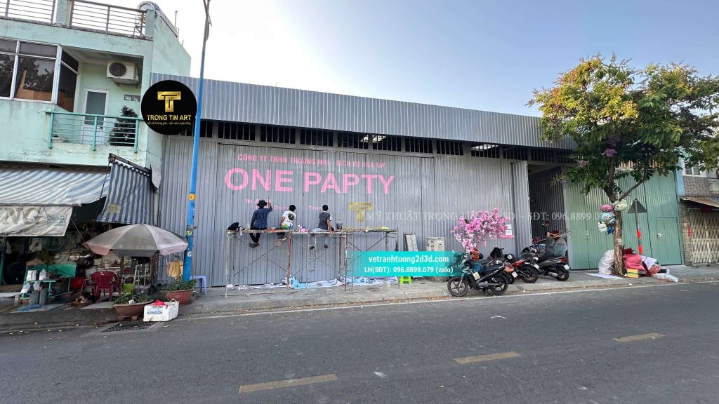 VẼ TRANH TƯỜNG 3D MỸ THUẬT TRỌNG TÍN ART