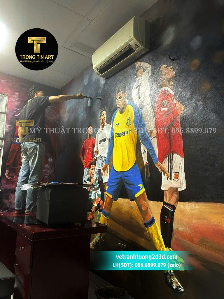 VẼ TRANH TƯỜNG 3D MỸ THUẬT TRỌNG TÍN ART